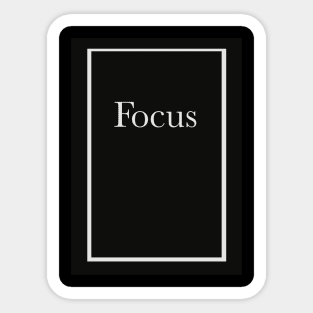 Focus Sticker